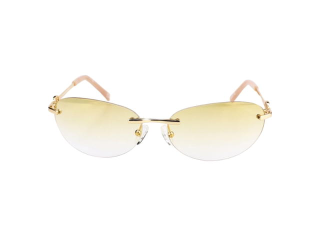 Le Specs Le Specs Le Specs 2202538 In Metal Frame With Yellow  Lenses - view 2