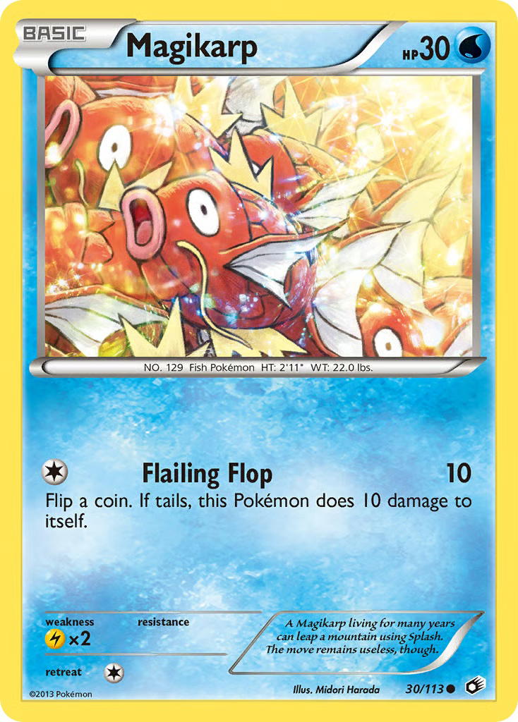 Pokemon Pokemon Magikarp C [LTR 30/113] Black & White "Legendary Treasures" [ReverseHolo] (EN)