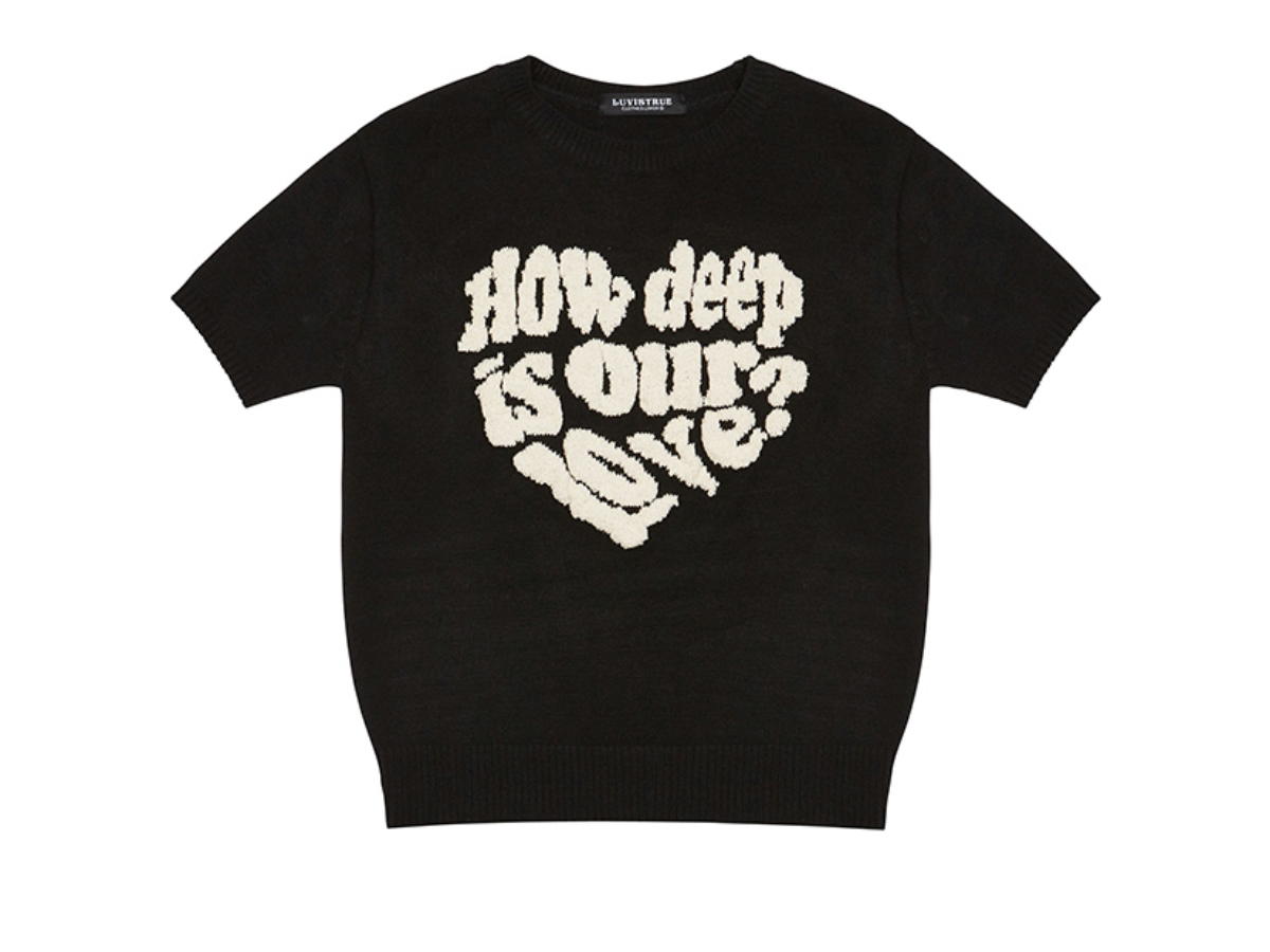LUVISTRUE LUVISTRUE DN Boucle Love Knit Black