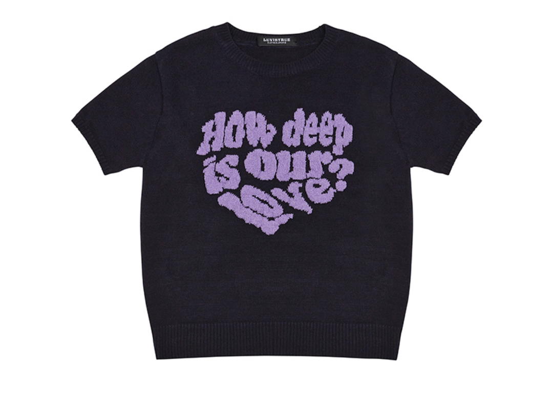 LUVISTRUE LUVISTRUE DN Boucle Love Knit Navy