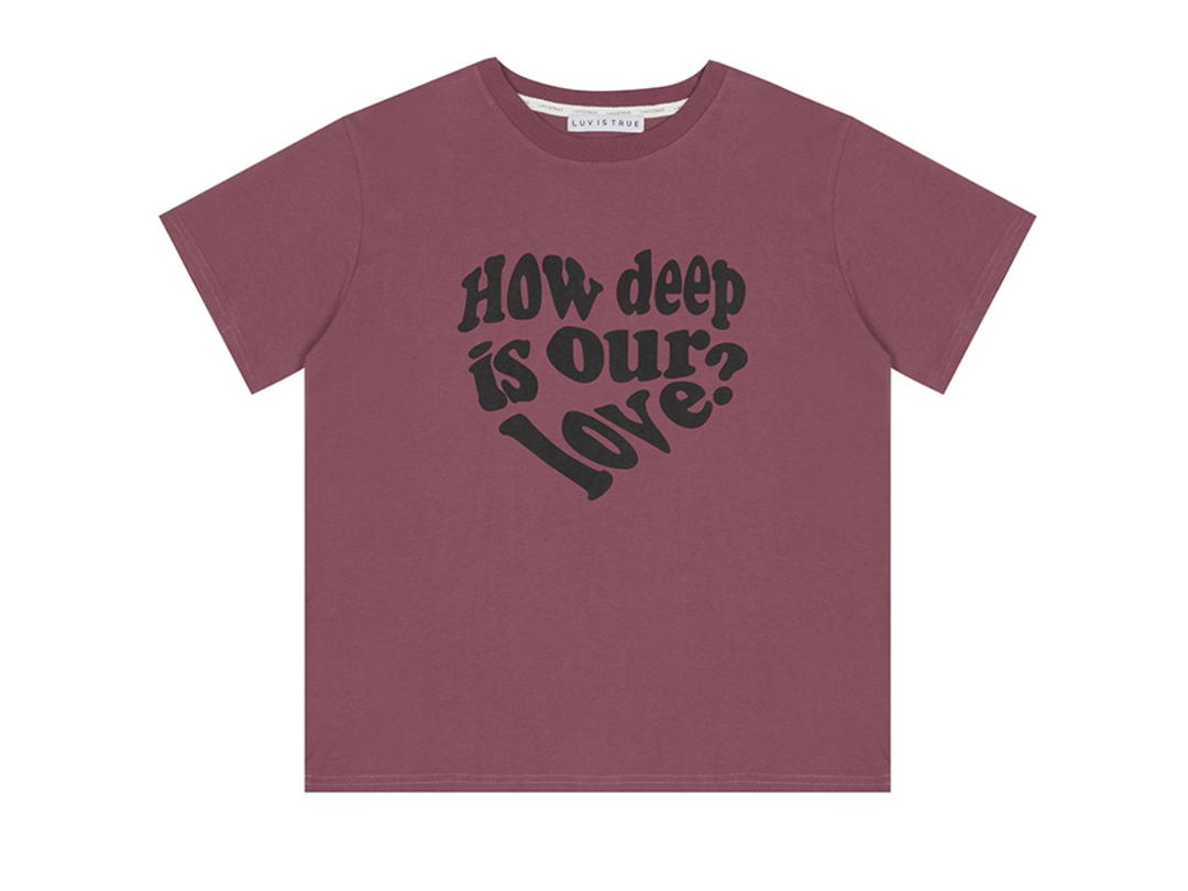 LUVISTRUE LUVISTRUE In Love Tee Pink