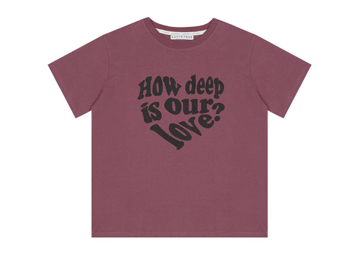 LUVISTRUE LUVISTRUE In Love Tee Pink