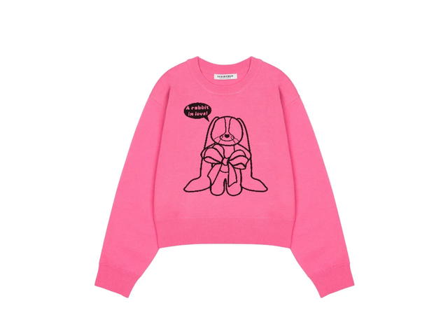 LUVISTRUE LUVISTRUE Am Cute Rabbit Knit Pink - view 1