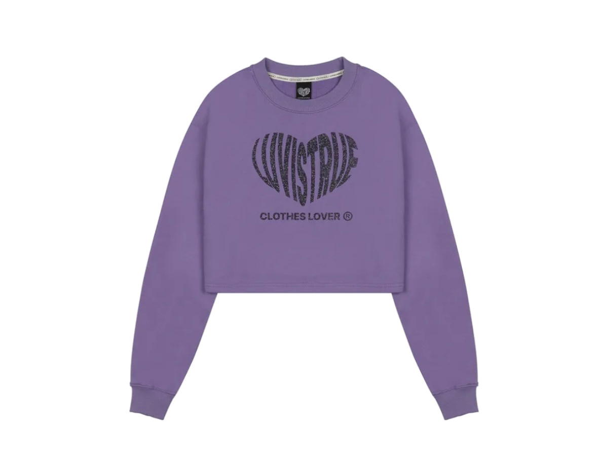LUVISTRUE LUVISTRUE Mz Glitter Logo Mtm Purple