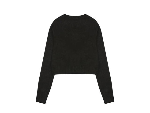 LUVISTRUE LUVISTRUE Ow Heart Logo Knit Black - view 2