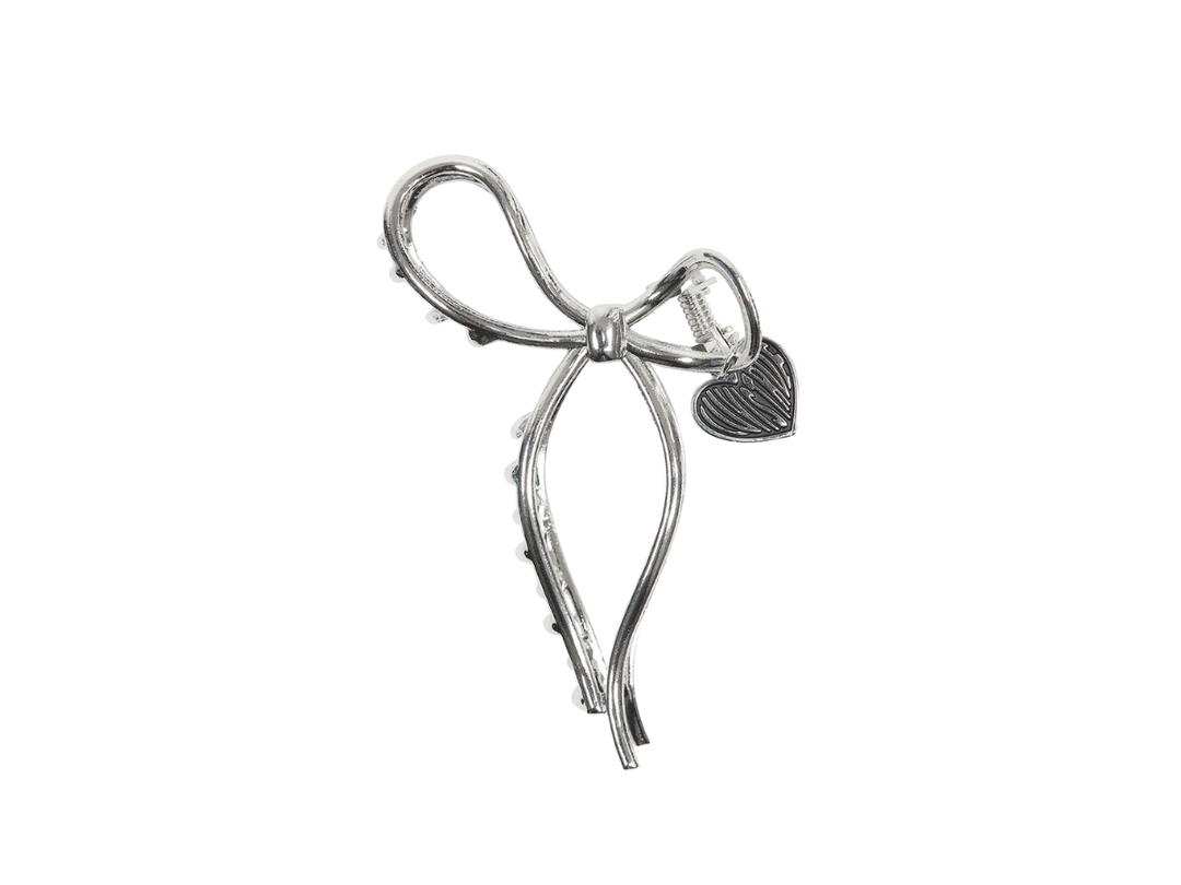 LUVISTRUE LUVISTRUE NM Ribbon Hair Pin Silver