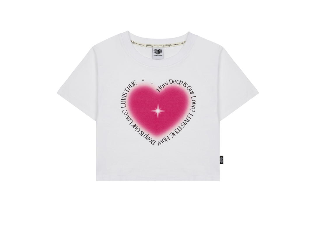 LUVISTRUE LUVISTRUE Su Twinkle Crop Tee White (2022)