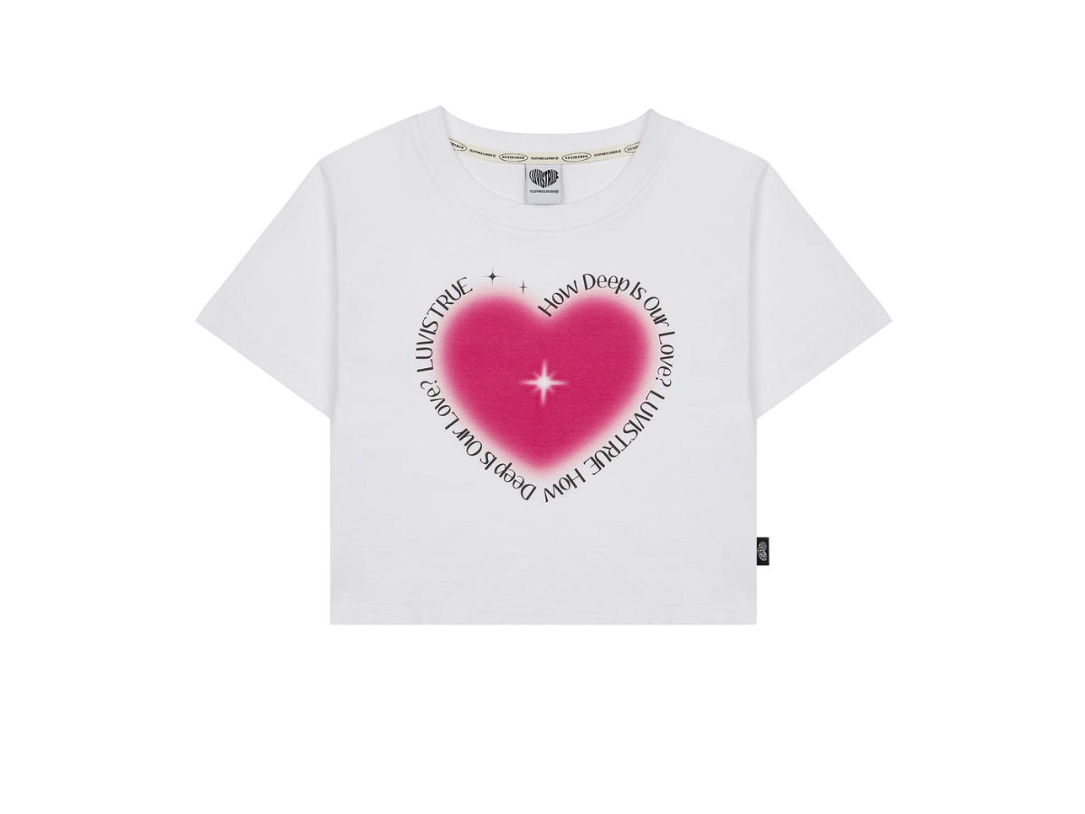 LUVISTRUE LUVISTRUE Su Twinkle Crop Tee White (2022)