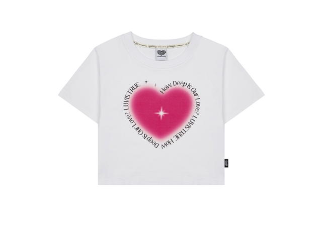 LUVISTRUE LUVISTRUE Su Twinkle Crop Tee White (2022) - view 1