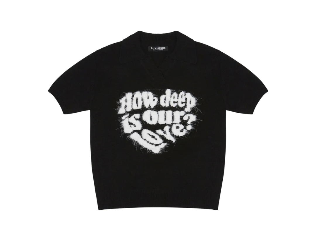 LUVISTRUE LUVISTRUE Love Collar Knit Black