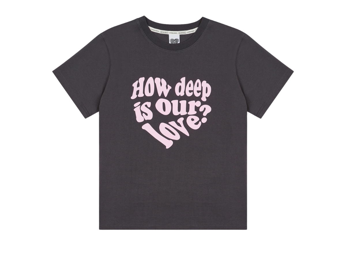 LUVISTRUE LUVISTRUE Dn Luv Tee Charcoal