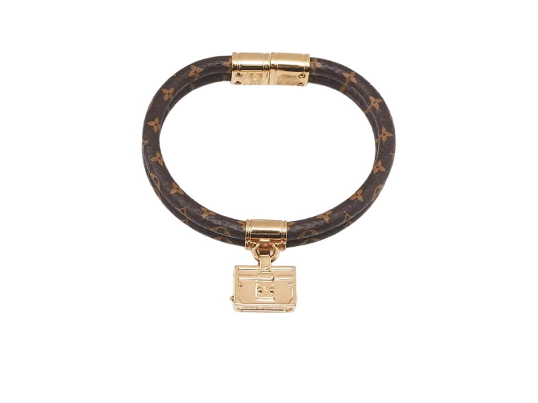 Louis Vuitton Louis Vuitton Monogram Canvas Petite Malle Bracelet Brown