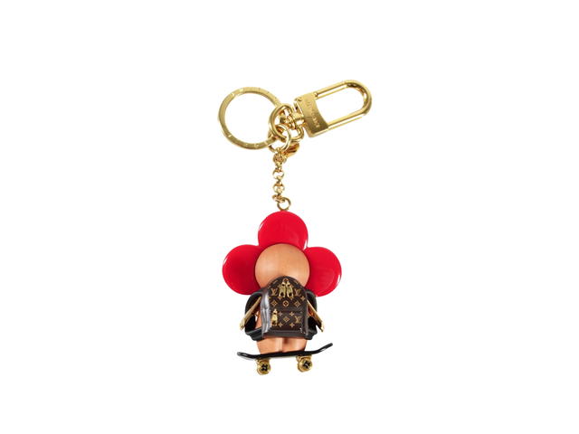 Louis Vuitton Louis Vuitton Vivienne Bag Charm Black Red - view 2