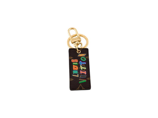 Louis Vuitton Louis Vuitton x NBA Letters Monogram Key Holder and Bag Charm Brown - view 1