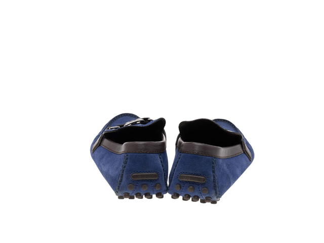 Louis Vuitton Louis Vuitton Slip On Loafers Blue Brown - view 4