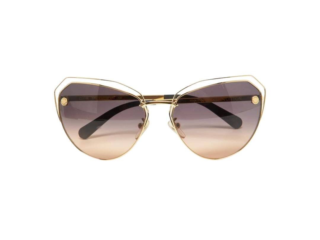 Louis Vuitton Louis Vuitton Cat-Eye Sunglasses Gold