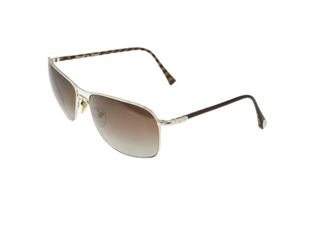 Louis Vuitton Louis Vuitton Damier Conspiration Pilote Sunglasses In Silver Frame With Brown Lens - view 2