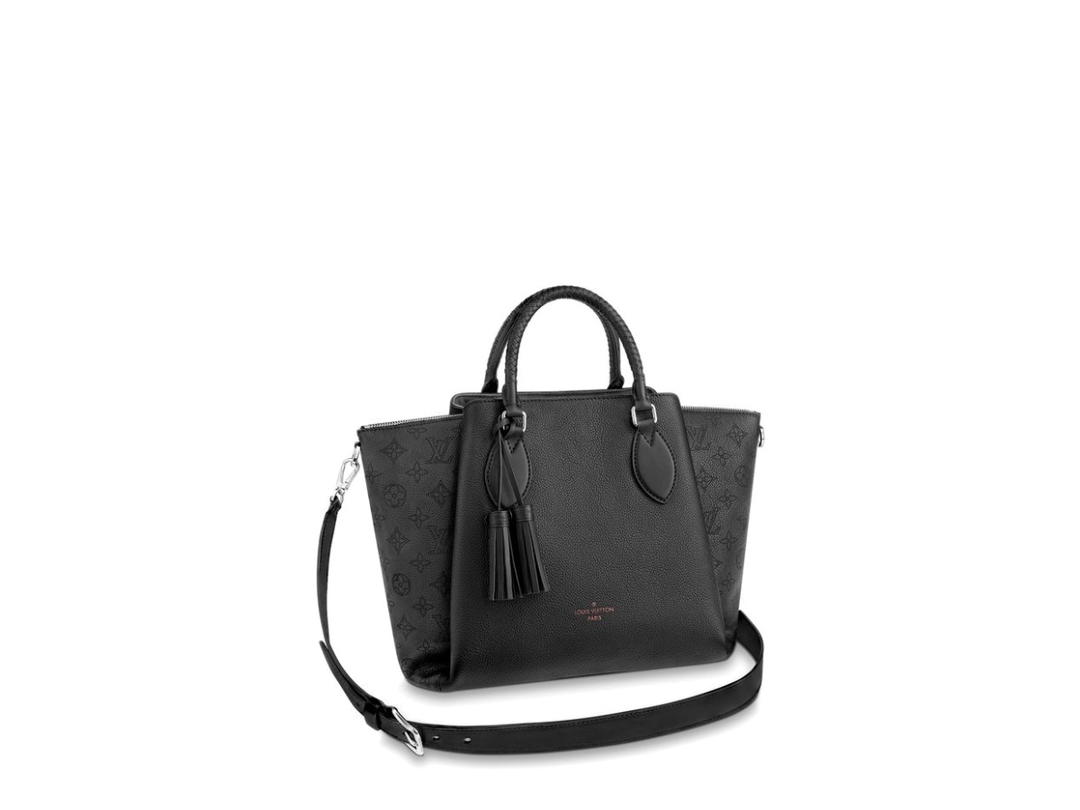 Louis Vuitton Louis Vuitton Haumea Monogram Mahina Hand Bag Black