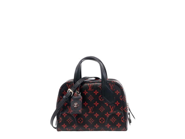 Louis Vuitton Louis Vuitton Infrarouge Dora Soft BB Bag In Silver-Tone Hardware With Black - view 2