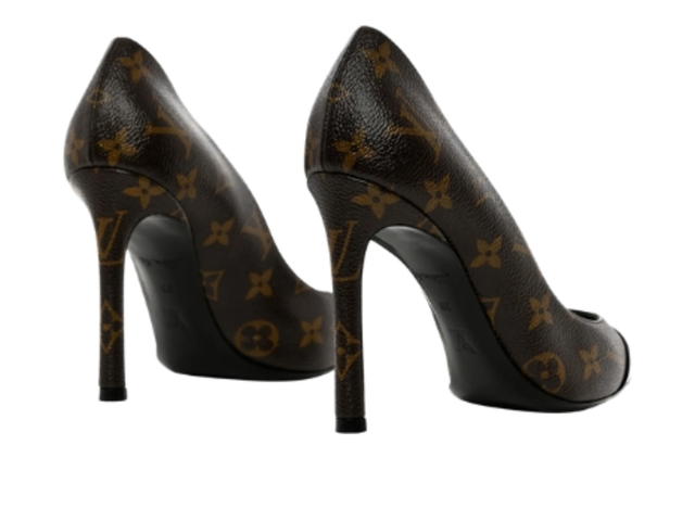 Louis Vuitton Louis Vuitton Monogram Cherie Pumps Shoes Black (W) - view 4