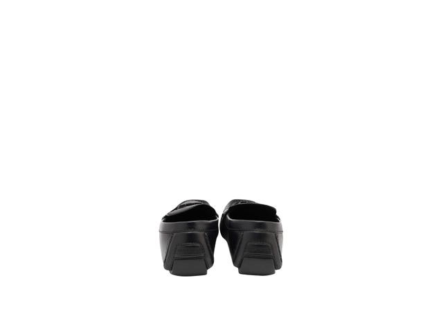 Louis Vuitton Louis Vuitton Monte-Carlo Slip On Loafers In Leather Noir With Gun Metal Tone Hardware Noir - view 6