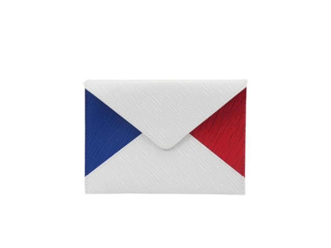 Louis Vuitton Louis Vuitton Enveloppe Pouch Tricolore White Red Blue
