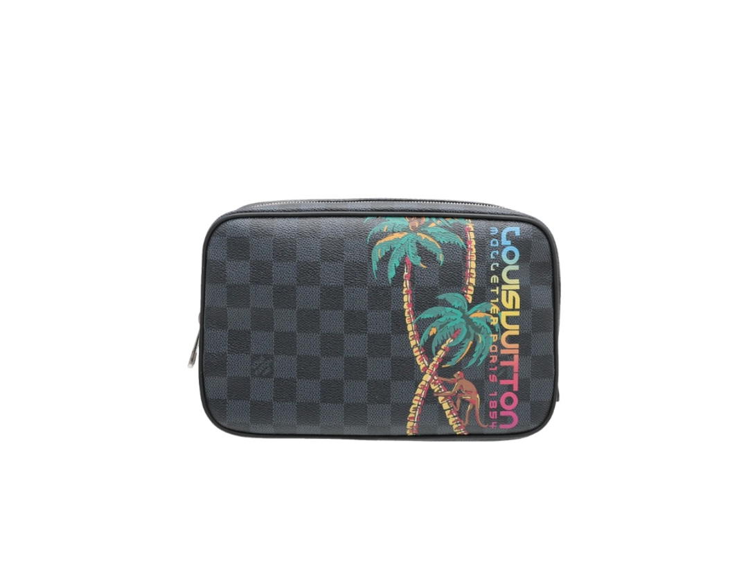 Louis Vuitton Louis Vuitton Jungle Toiletry GM Pouch Damier Graphite Multicolor