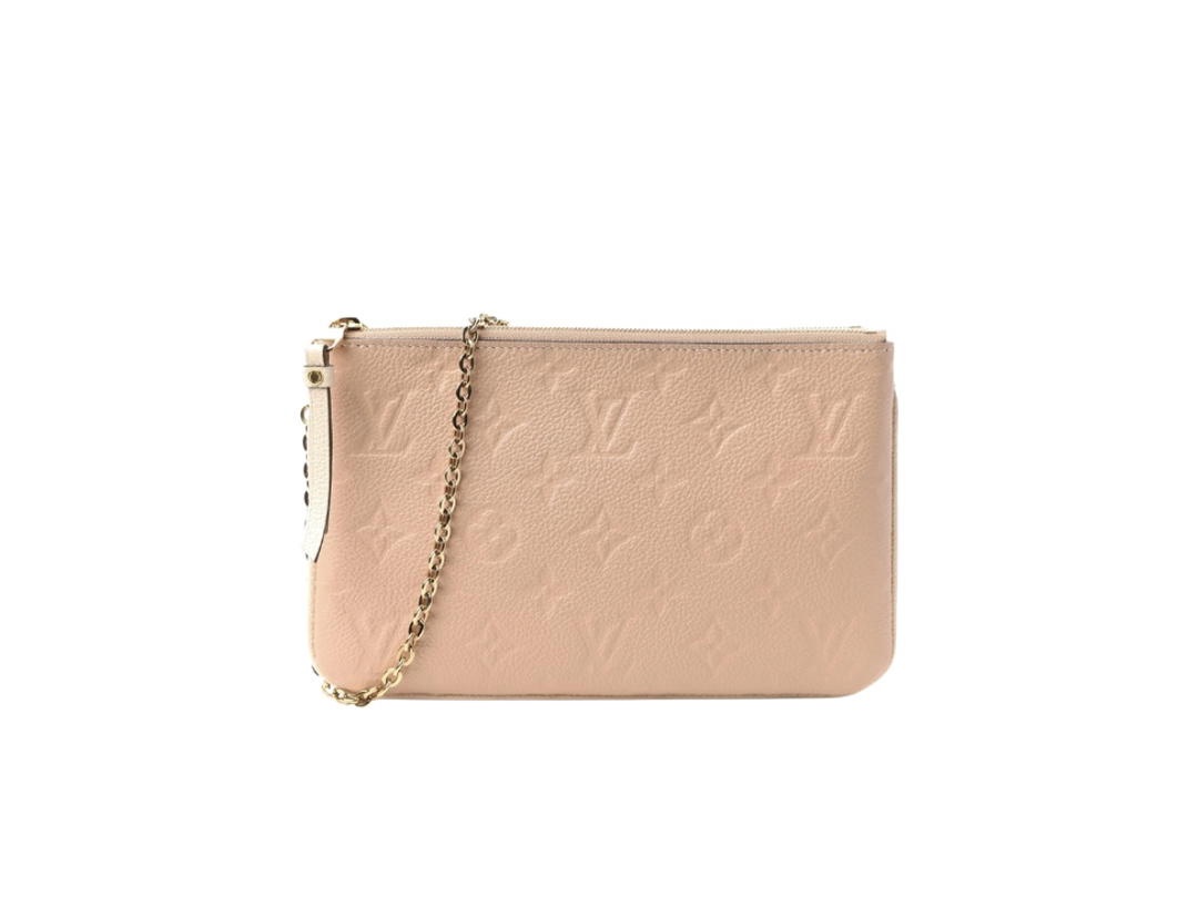 Louis Vuitton Louis Vuitton Pochette Double Zip Empreinte