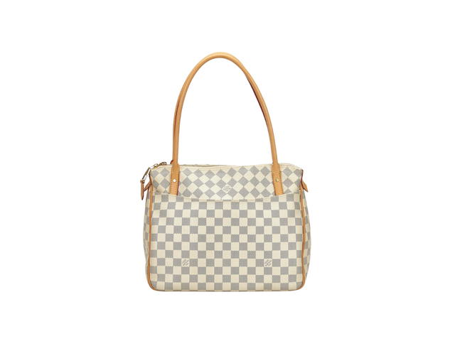 Louis Vuitton Louis Vuitton Damier Azur Figheri PM Blanc Bleu - view 1
