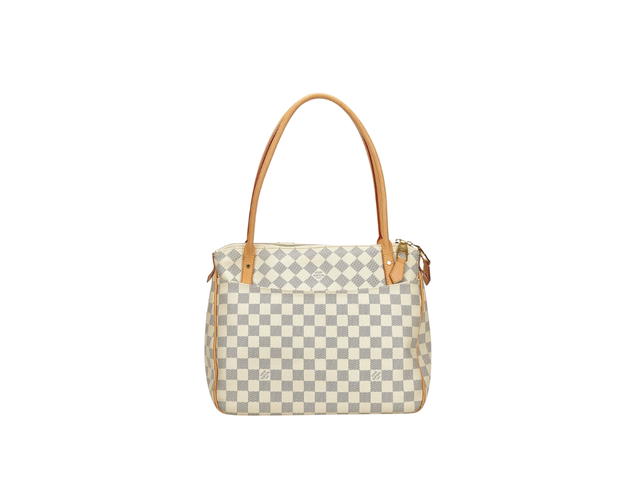 Louis Vuitton Louis Vuitton Damier Azur Figheri PM Blanc Bleu - view 2