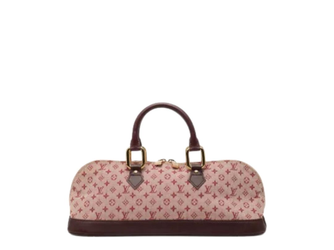 Louis Vuitton Louis Vuitton Mini Lin Alma Horizontal Pink