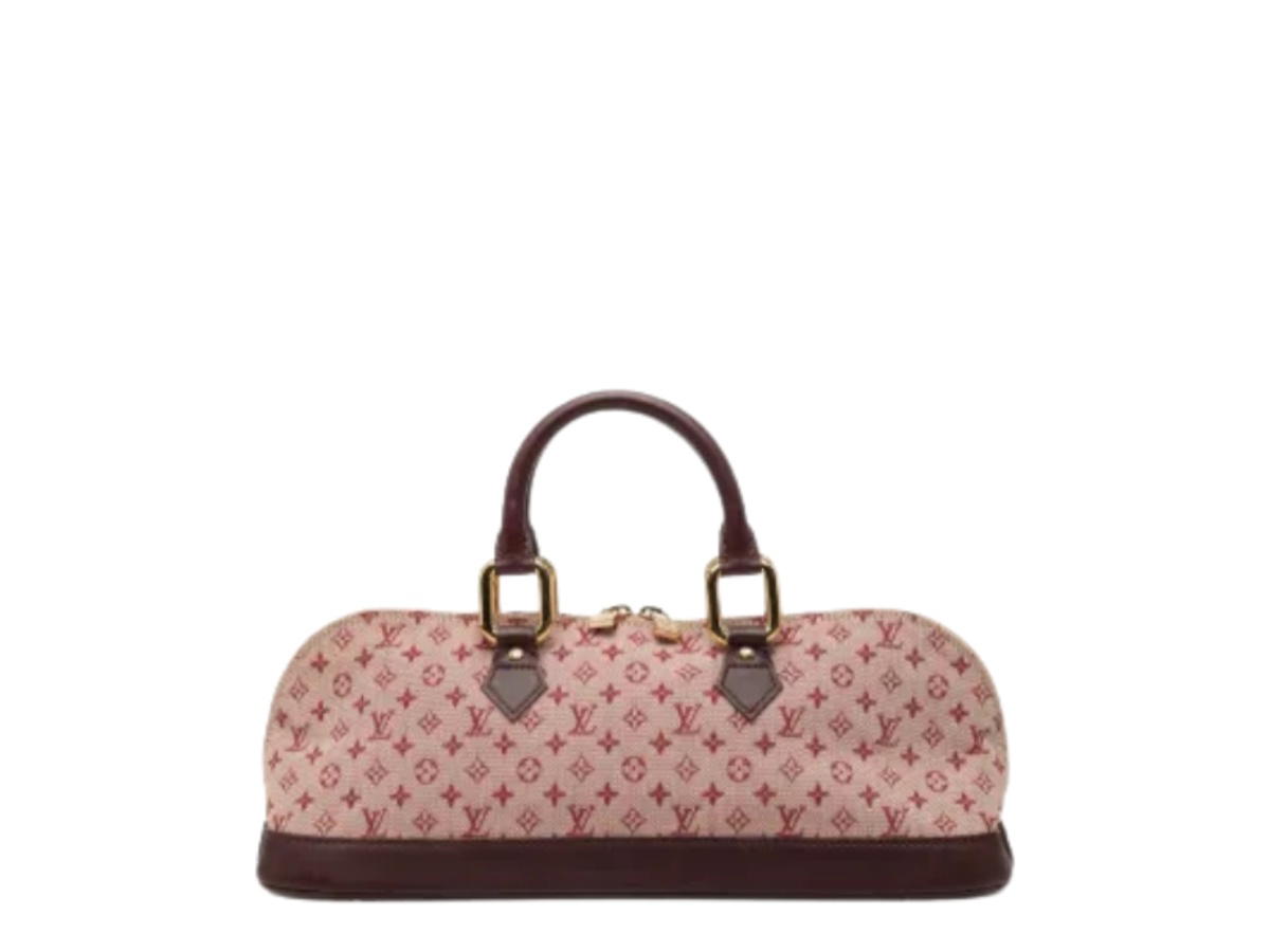 Louis Vuitton Louis Vuitton Mini Lin Alma Horizontal Pink