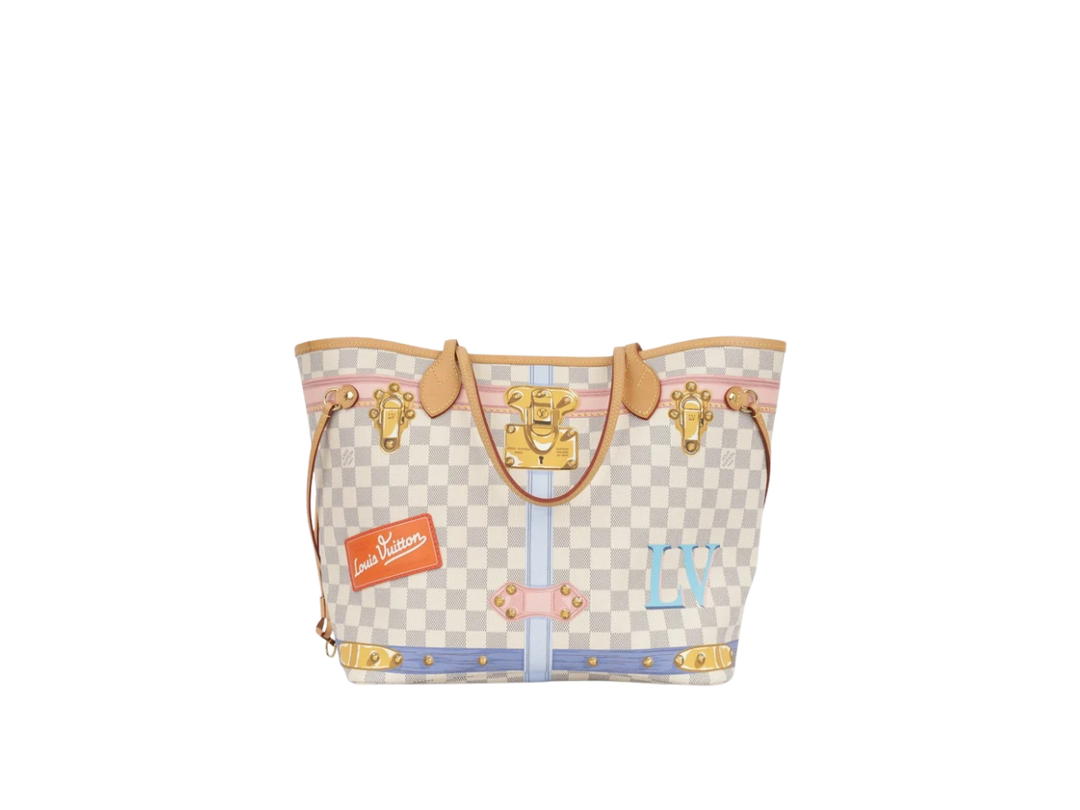 Louis Vuitton Louis Vuitton Neverfull MM Summer Trunks Beige