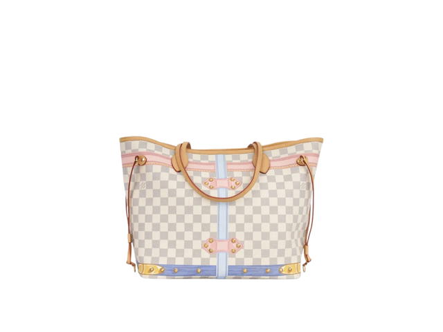 Louis Vuitton Louis Vuitton Neverfull MM Summer Trunks Beige - view 2