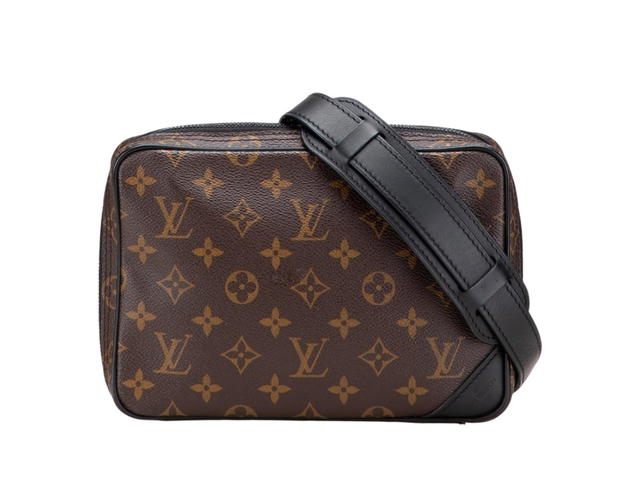 Louis Vuitton Louis Vuitton Utility Front Shoulder Bag Monogram Canvas Brown Black - view 1