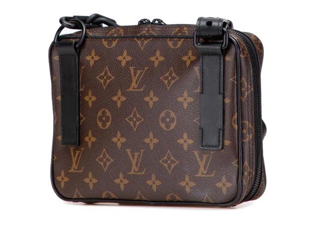 Louis Vuitton Louis Vuitton Utility Front Shoulder Bag Monogram Canvas Brown Black - view 2