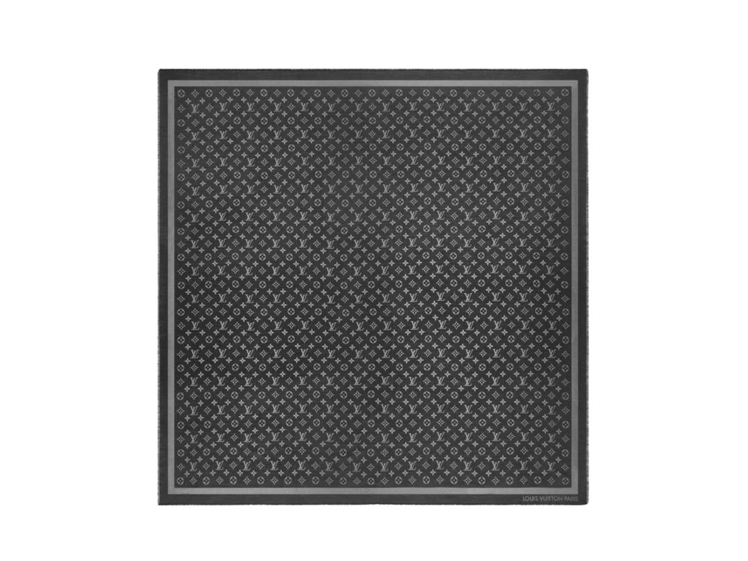 Louis Vuitton Louis Vuitton Monogram Shine Shawl Black