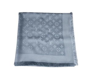 Buy Louis Vuitton Wool Shawl Scarf Blue at Sasom – Authentic and Ready to Ship