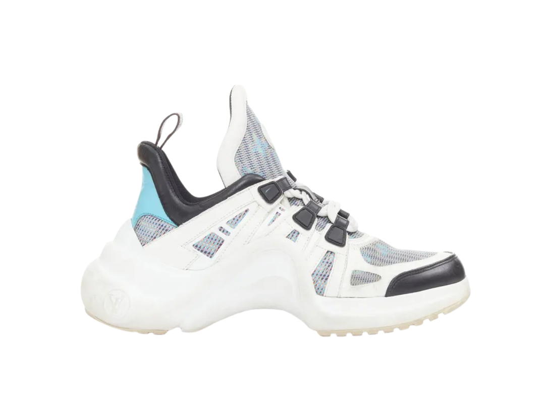 Louis Vuitton Louis Vuitton Archlight White Leather Black Blue (W)