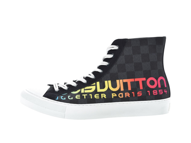 Louis Vuitton Louis Vuitton Damier Cobalt Tattoo Sneaker Black - view 2