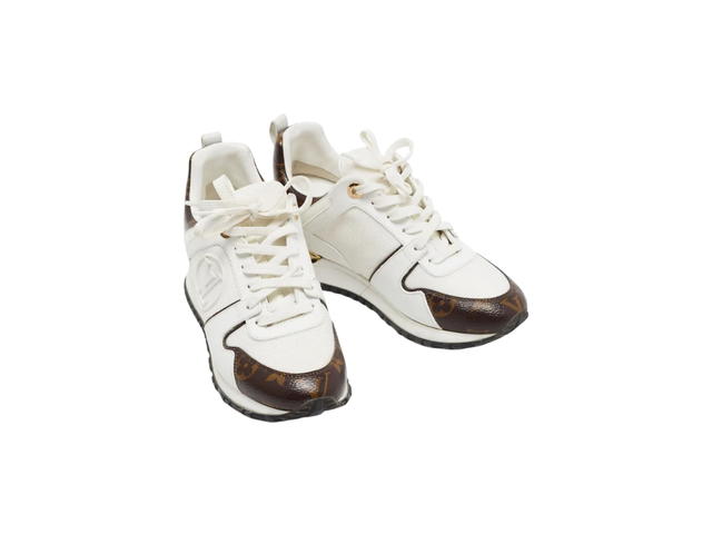 Louis Vuitton Louis Vuitton Leather Sneakers Beige (W) - view 2