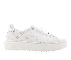 Buy Louis Vuitton Time Out Sneakers  White Silver (W) at Sasom – Authentic and Ready to Ship