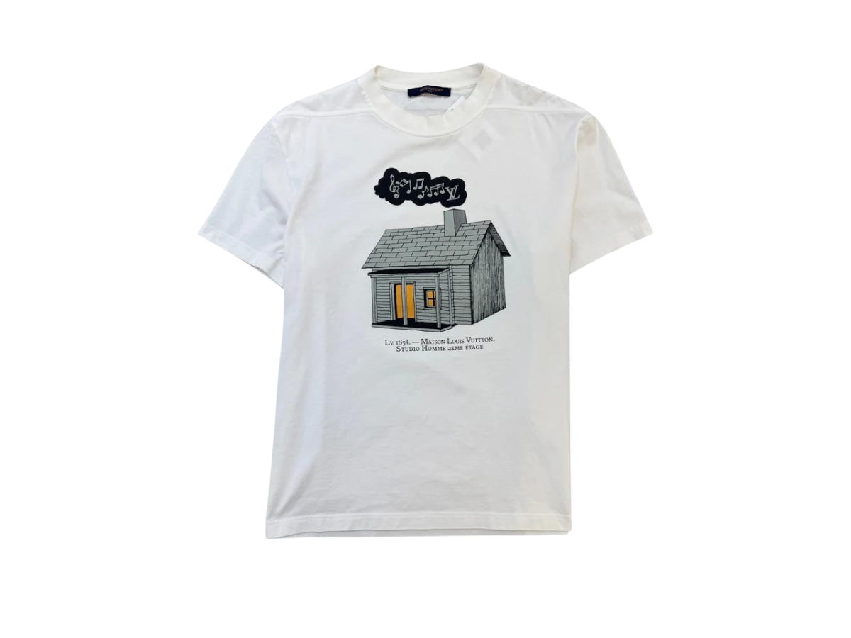 Louis Vuitton Louis Vuitton Studio Homme House Print T-Shirt White
