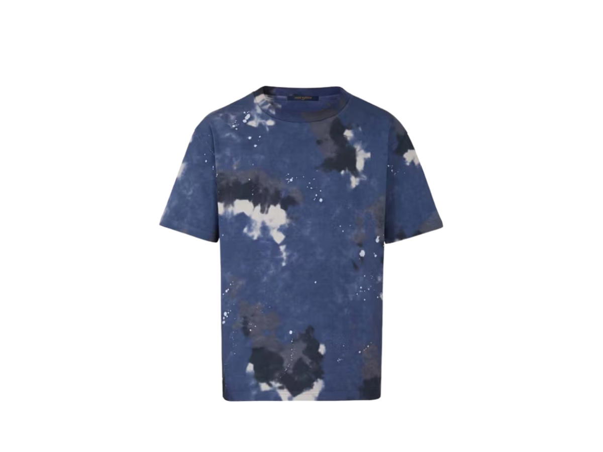 Louis Vuitton Louis Vuitton Tie Dye Print T-Shirt Blue