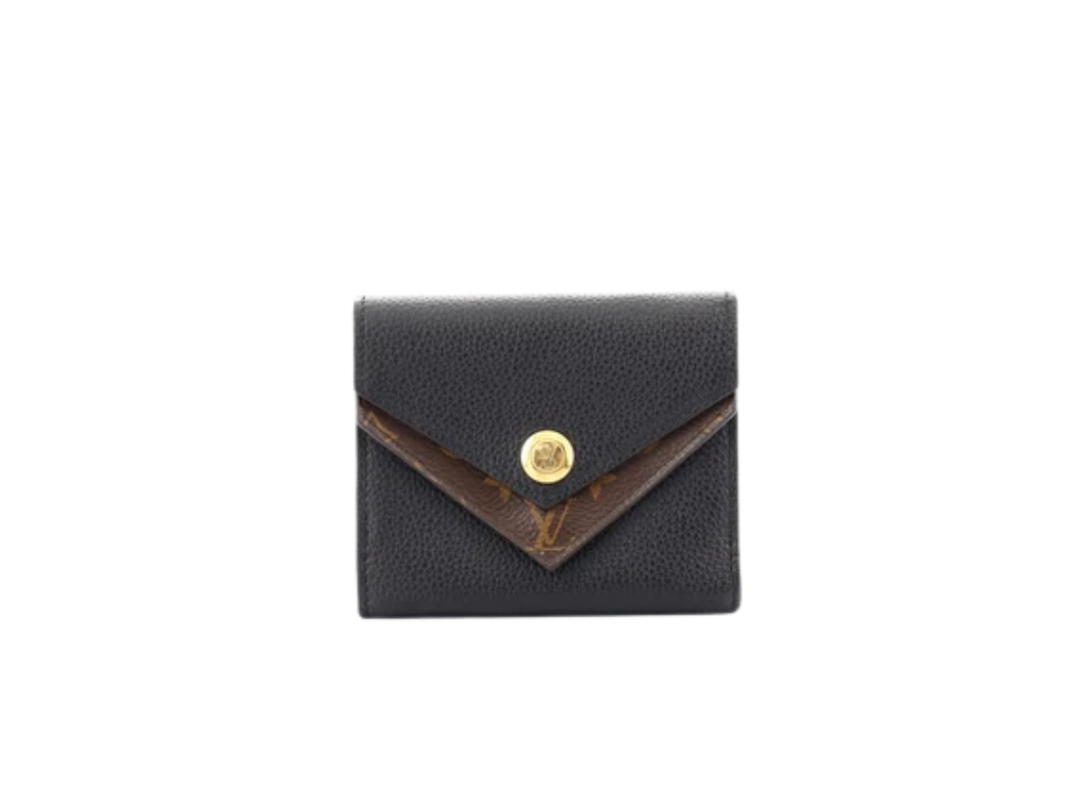Louis Vuitton Louis Vuitton Double V Compact Wallet Black Brown