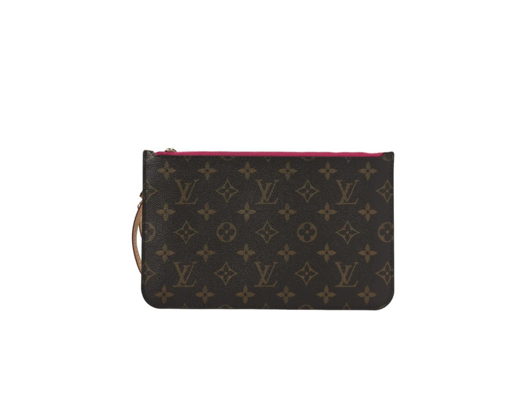 Louis Vuitton Louis Vuitton Neverfull Pochette Pivoine Brown