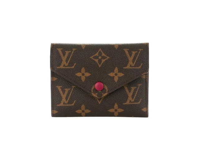 Louis Vuitton Louis Vuitton Victorine Wallet Monogram Brown Fuchsia - view 1