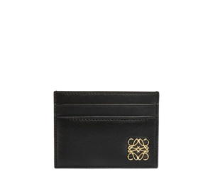 Buy Loewe Logo Detailed Leather Card Holder Black at Sasom – Authentic and Ready to Ship