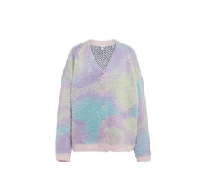 Buy Loewe Acquard Mohair Blend Cardigan Multicolor at Sasom – Authentic and Ready to Ship