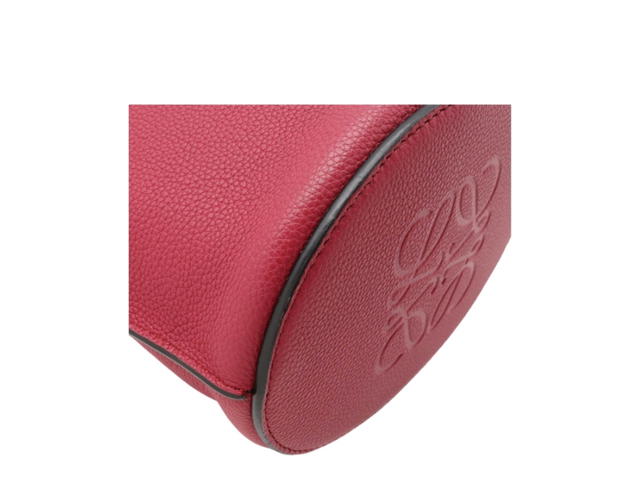 Loewe Loewe Anagram Gate Bucket Shoulder Bag Leather Wine Red - view 3